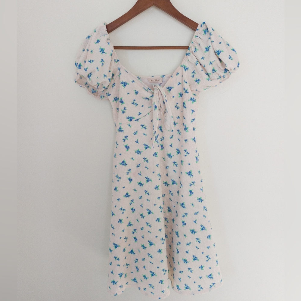 See You Monday Mini Floral Babydoll Dress Size Medium
